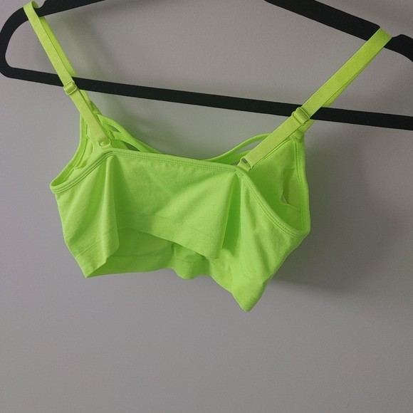 Zenana bralette neon green padded new with tags - Picture 3 of 4